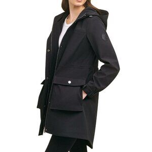 DKNY $200‎ HOODED WATER RESISTNAT LONG LINE PARKA SM NEW WITH TAG